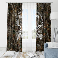 Happy Father's Day Deer Hunting Window Curtain Dad I Love You - Wonder Print Shop