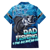 Personalized Father's Day Dad Fishing Skull Fisherman Hawaiian Shirt O Fish Ally Best Dad Ever - Wonder Print Shop
