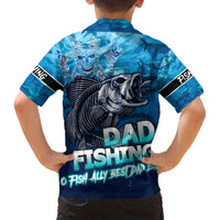 Personalized Father's Day Dad Fishing Skull Fisherman Hawaiian Shirt O Fish Ally Best Dad Ever - Wonder Print Shop