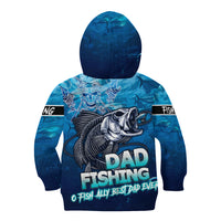 Personalized Father's Day Dad Fishing Skull Fisherman Kid Hoodie O Fish Ally Best Dad Ever - Wonder Print Shop