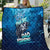 Personalized Father's Day Dad Fishing Skull Fisherman Quilt O Fish Ally Best Dad Ever - Wonder Print Shop
