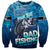 Personalized Father's Day Dad Fishing Skull Fisherman Sweatshirt O Fish Ally Best Dad Ever - Wonder Print Shop