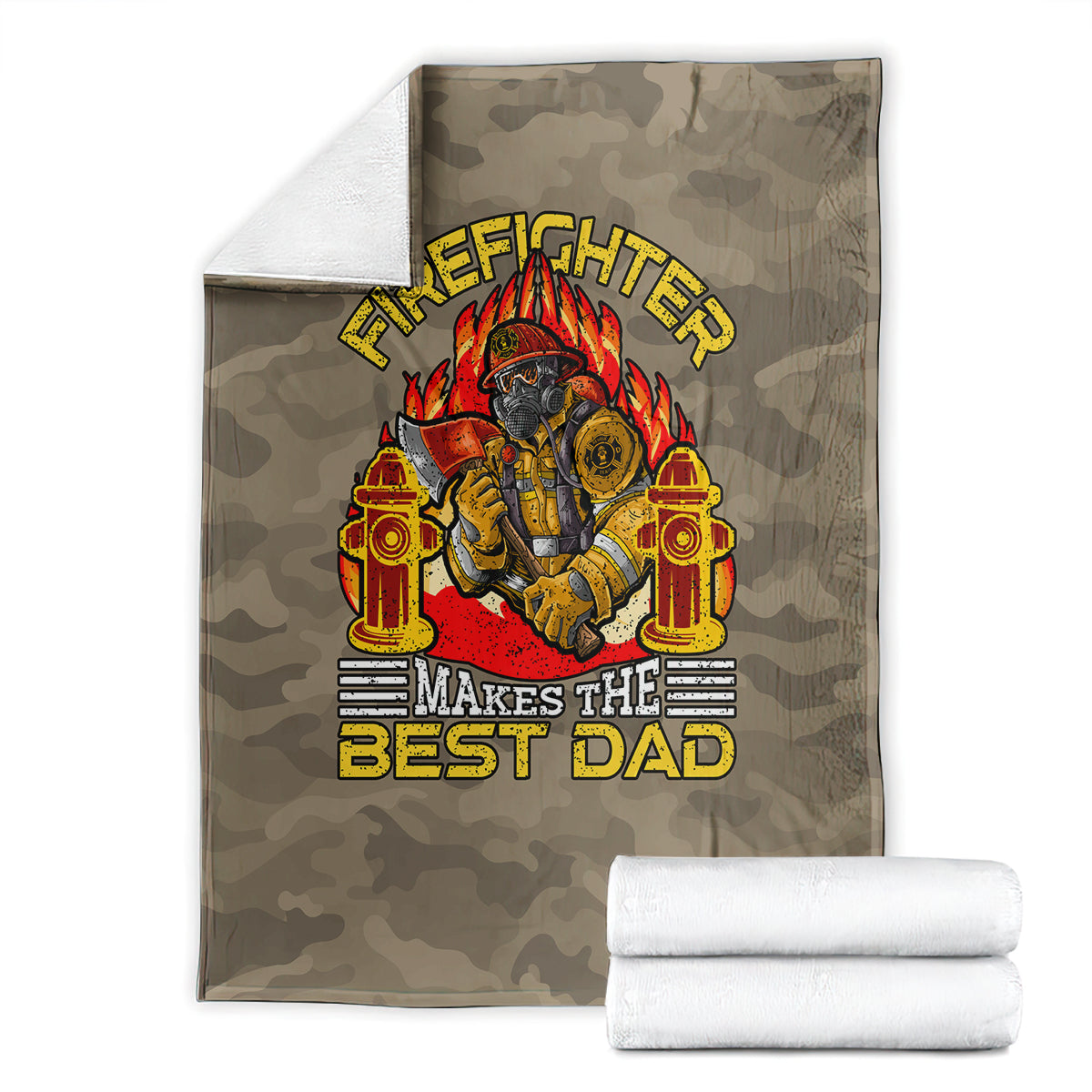 Firefighter Make The Best Dad Blanket Father's Day