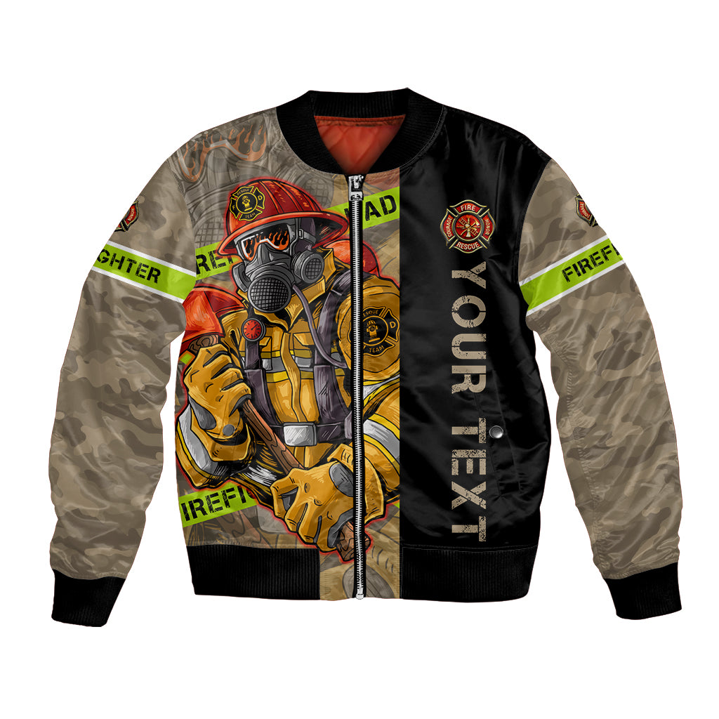Firefighter Make The Best Dad Bomber Jacket Father's Day - Wonder Print Shop