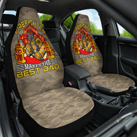 Firefighter Make The Best Dad Car Seat Cover Father's Day - Wonder Print Shop