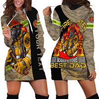 Firefighter Make The Best Dad Hoodie Dress Father's Day - Wonder Print Shop