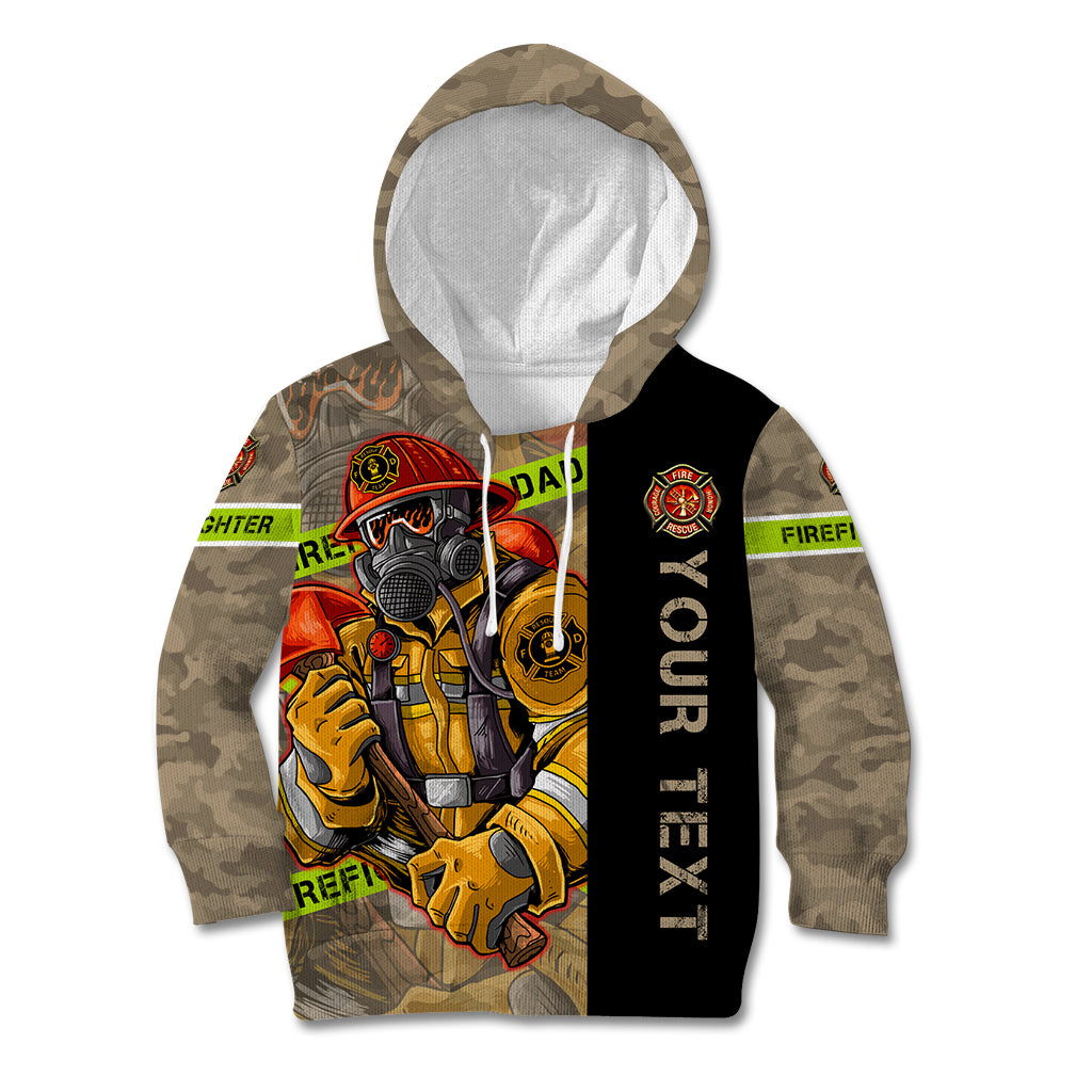 Firefighter Make The Best Dad Kid Hoodie Father's Day - Wonder Print Shop