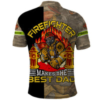 Firefighter Make The Best Dad Polo Shirt Father's Day - Wonder Print Shop