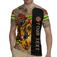 Firefighter Make The Best Dad Rugby Jersey Father's Day - Wonder Print Shop