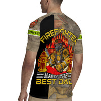 Firefighter Make The Best Dad Rugby Jersey Father's Day - Wonder Print Shop