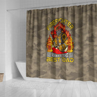 Firefighter Make The Best Dad Shower Curtain Father's Day