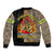Firefighter Make The Best Dad Sleeve Zip Bomber Jacket Father's Day - Wonder Print Shop