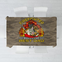 Firefighter Make The Best Dad Tablecloth Father's Day - Wonder Print Shop