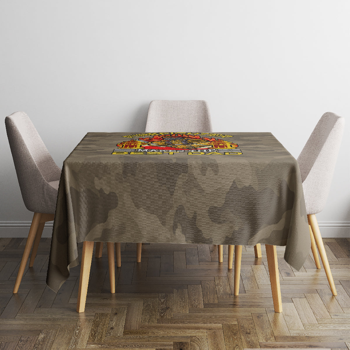 Firefighter Make The Best Dad Tablecloth Father's Day - Wonder Print Shop