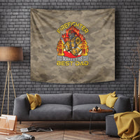 Firefighter Make The Best Dad Tapestry Father's Day - Wonder Print Shop
