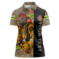 Firefighter Make The Best Dad Women Polo Shirt Father's Day - Wonder Print Shop