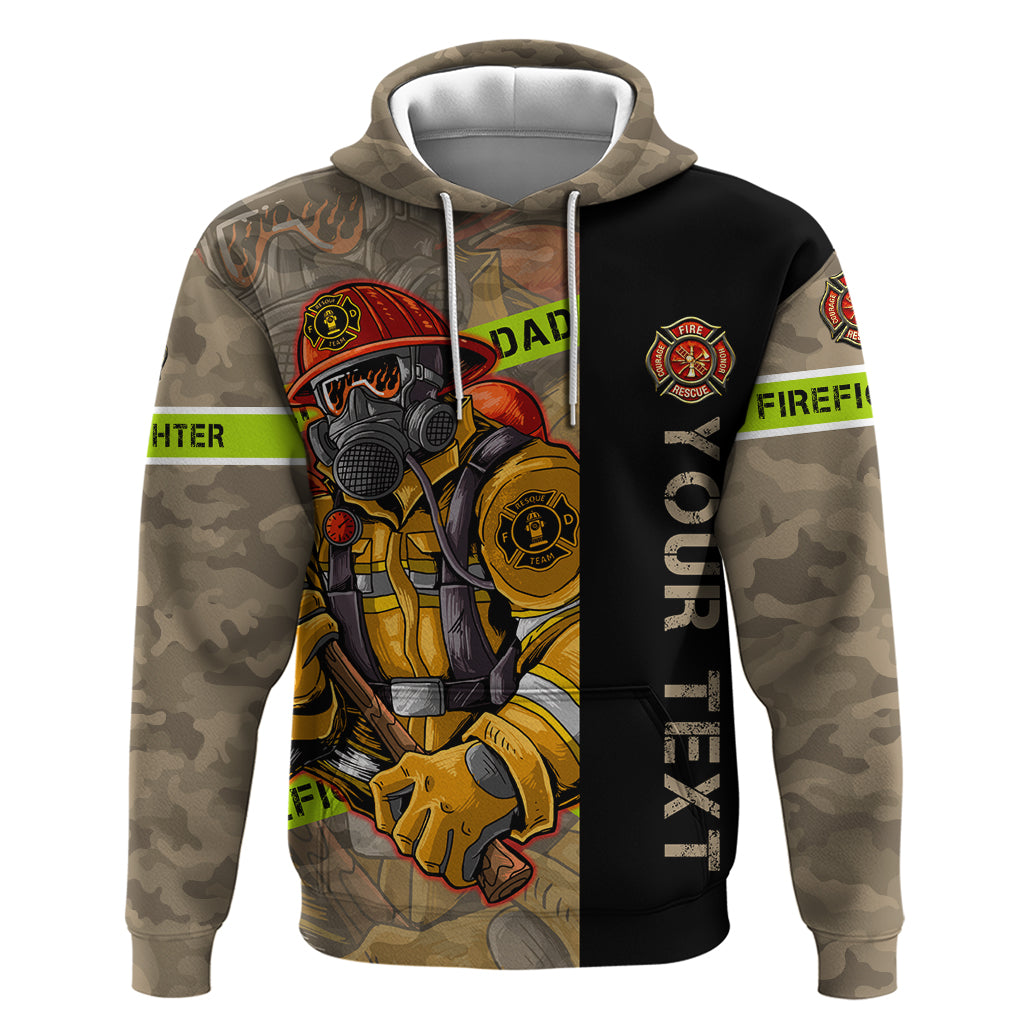 Firefighter Make The Best Dad Zip Hoodie Father's Day - Wonder Print Shop