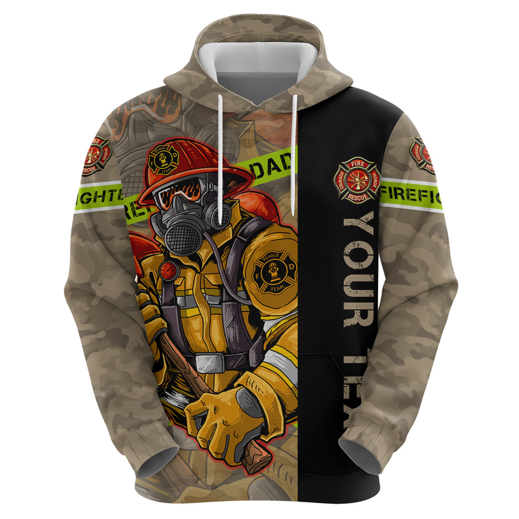 Firefighter Make The Best Dad Zip Hoodie Father's Day - Wonder Print Shop