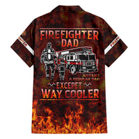 Father and Kids Firefighter Hawaiian Shirt Like A Normal Dad - Wonder Print Shop