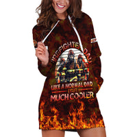 Father and Kids Firefighter Hoodie Dress Like A Normal Dad - Wonder Print Shop