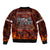 Father and Kids Firefighter Sleeve Zip Bomber Jacket Like A Normal Dad - Wonder Print Shop