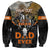 Father's Day Skull Deer Hunting Sweatshirt Best Buckin Dad Ever - Wonder Print Shop
