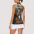Father's Day Skull Deer Hunting Women Sleeveless Polo Shirt Best Buckin Dad Ever - Wonder Print Shop