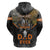 Father's Day Skull Deer Hunting Zip Hoodie Best Buckin Dad Ever - Wonder Print Shop