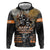 Father's Day Skull Deer Hunting Zip Hoodie Best Buckin Dad Ever - Wonder Print Shop