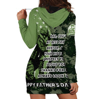 Veteran Father's Day My Hero Hoodie Dress Veteran Dad - Wonder Print Shop