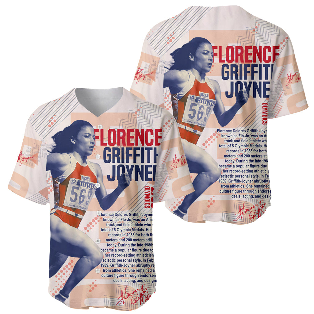 The Phenomenal Woman Flo-Jo Baseball Jersey 1988 - Wonder Print Shop