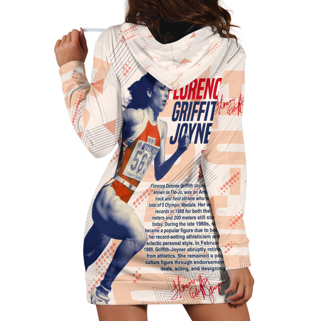 The Phenomenal Woman Flo-Jo Hoodie Dress 1988 - Wonder Print Shop