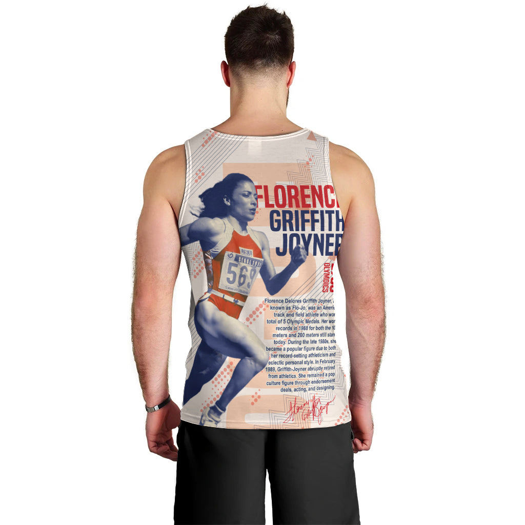 The Phenomenal Woman Flo-Jo Men Tank Top 1988 - Wonder Print Shop