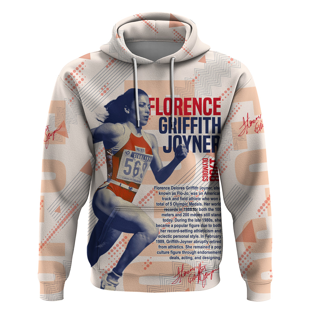 The Phenomenal Woman Flo-Jo Zip Hoodie 1988 - Wonder Print Shop