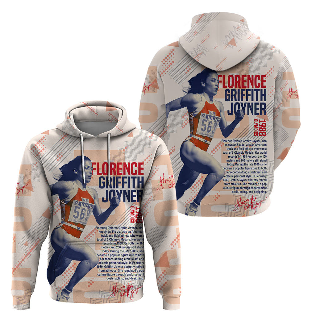 The Phenomenal Woman Flo-Jo Zip Hoodie 1988 - Wonder Print Shop