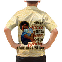 Afro Nurses Family Matching Mermaid Dress and Hawaiian Shirt Black Queen African - Wonder Print Shop