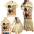 Afro Nurses Family Matching Off Shoulder Maxi Dress and Hawaiian Shirt Black Queen African - Wonder Print Shop