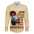 Afro Nurses Family Matching Off Shoulder Maxi Dress and Hawaiian Shirt Black Queen African - Wonder Print Shop