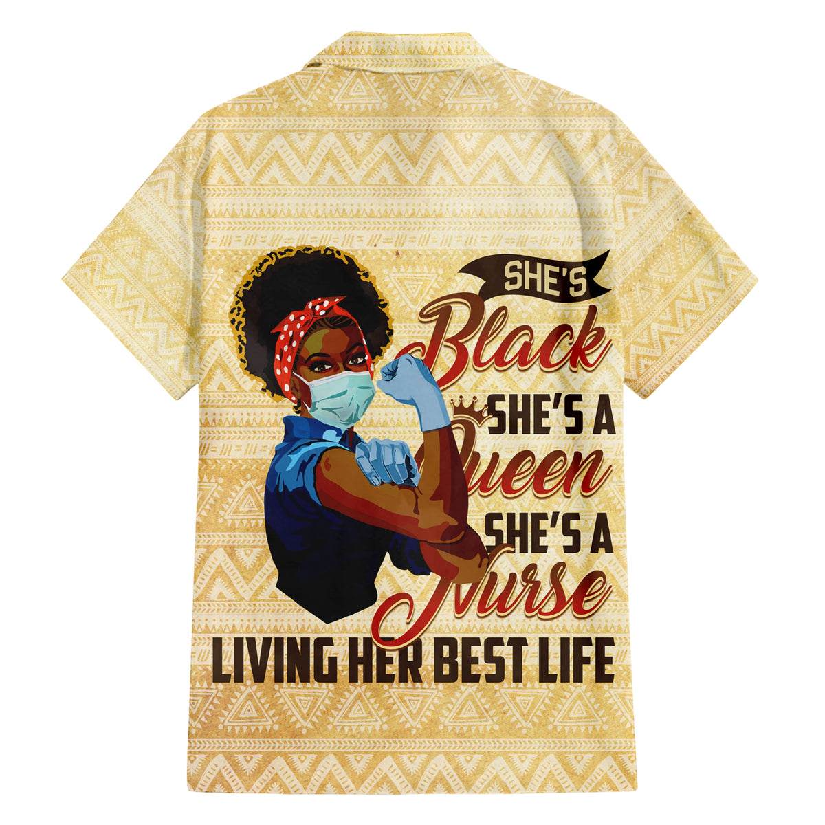 Afro Nurses Hawaiian Shirt Black Queen African - Wonder Print Shop