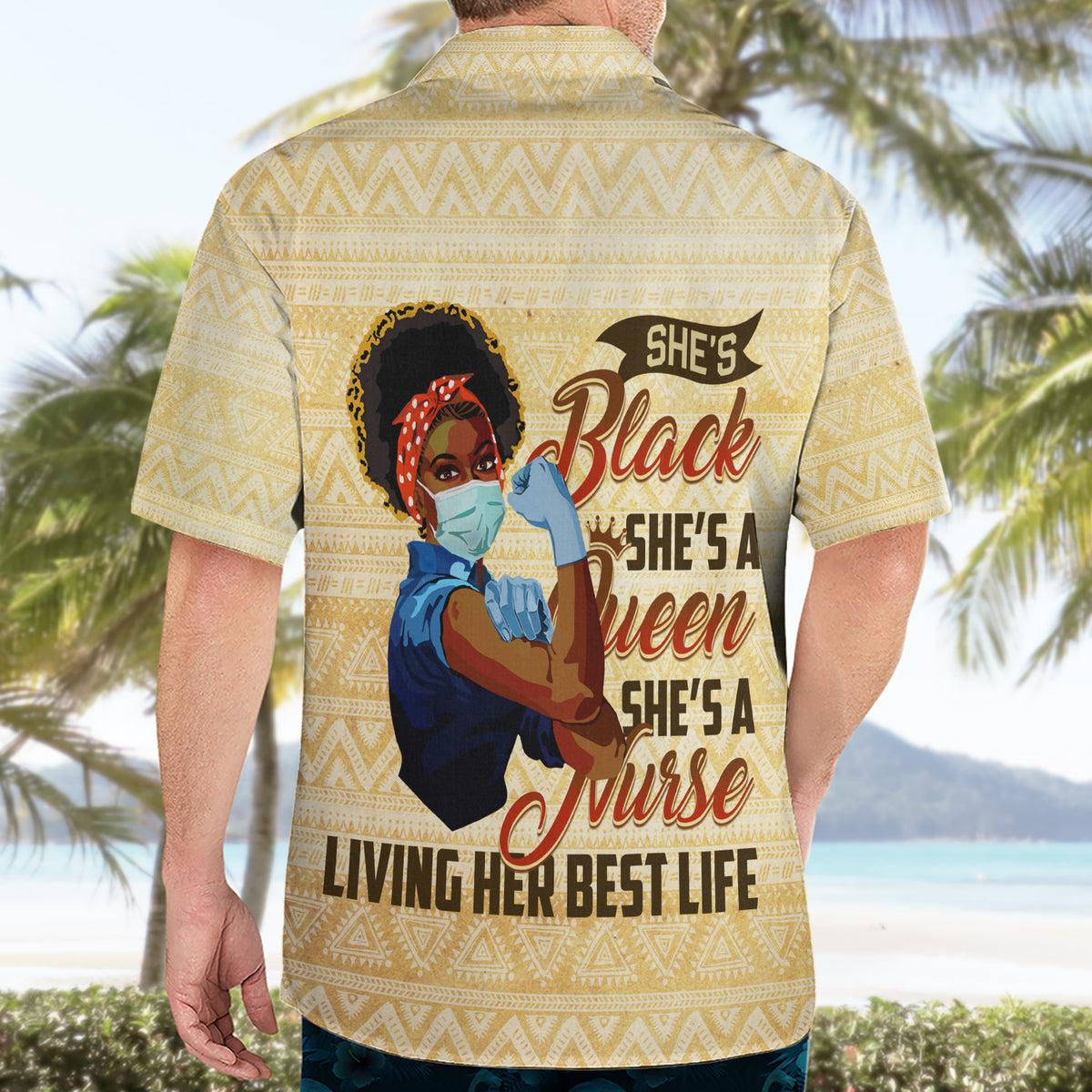 Afro Nurses Hawaiian Shirt Black Queen African - Wonder Print Shop