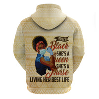 Afro Nurses Hoodie Black Queen African - Wonder Print Shop
