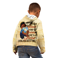 Afro Nurses Kid Hoodie Black Queen African - Wonder Print Shop