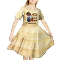 Afro Nurses Kid Short Sleeve Dress Black Queen African - Wonder Print Shop