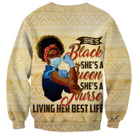 Afro Nurses Sweatshirt Black Queen African - Wonder Print Shop