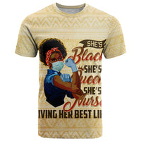 Afro Nurses T Shirt Black Queen African - Wonder Print Shop
