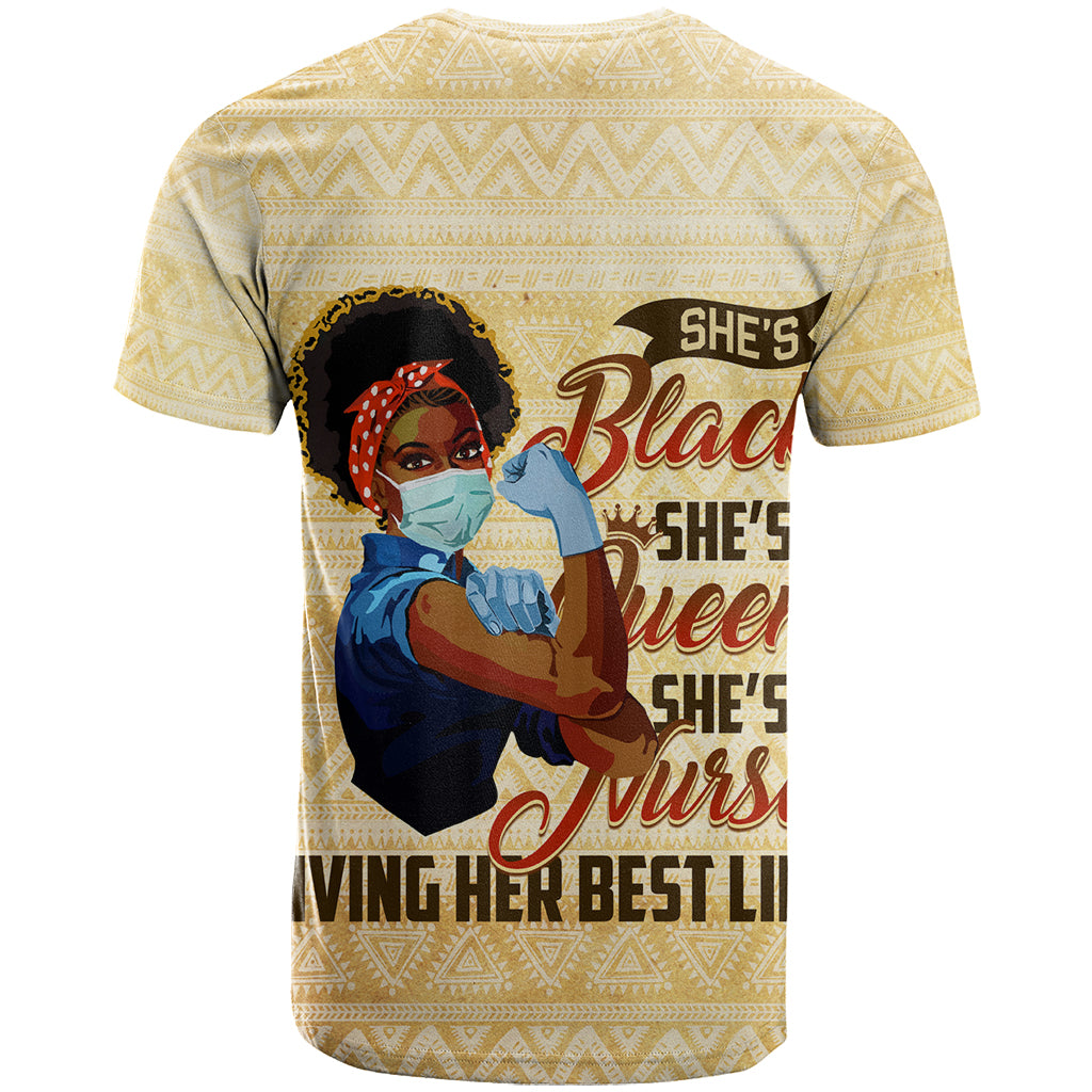 Afro Nurses T Shirt Black Queen African - Wonder Print Shop