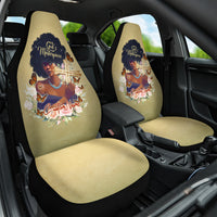 Personalized I Am God's Masterpiece Car Seat Cover African Women - Wonder Print Shop