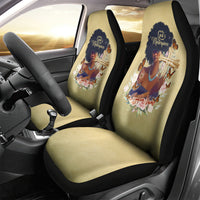 Personalized I Am God's Masterpiece Car Seat Cover African Women - Wonder Print Shop
