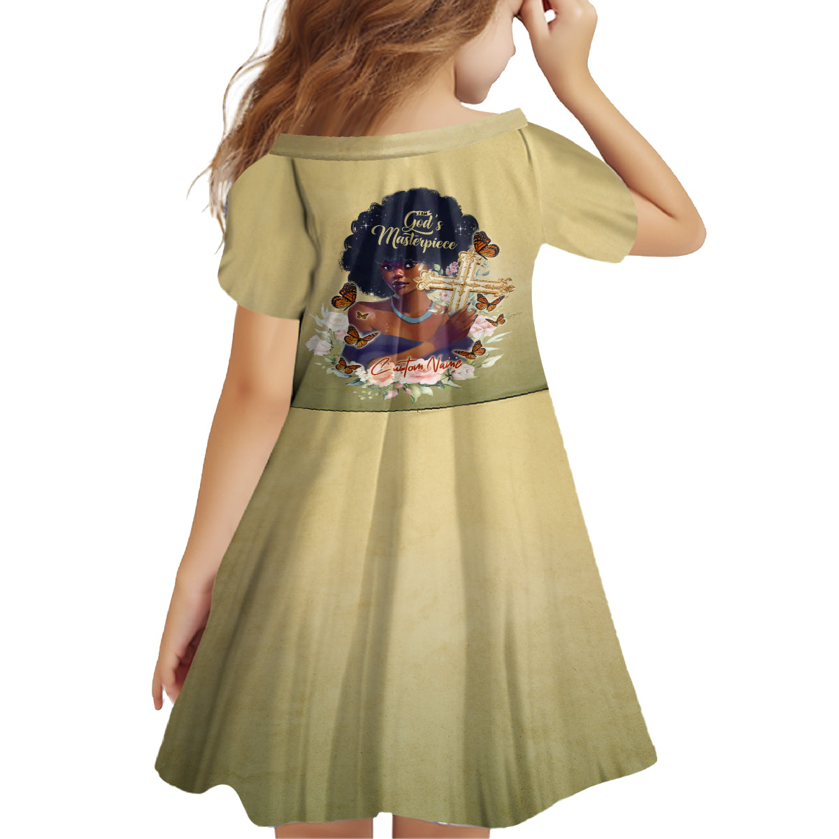 Personalized I Am God's Masterpiece Family Matching Long Sleeve Bodycon Dress and Hawaiian Shirt African Women - Wonder Print Shop