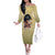 Personalized I Am God's Masterpiece Family Matching Off Shoulder Long Sleeve Dress and Hawaiian Shirt African Women - Wonder Print Shop